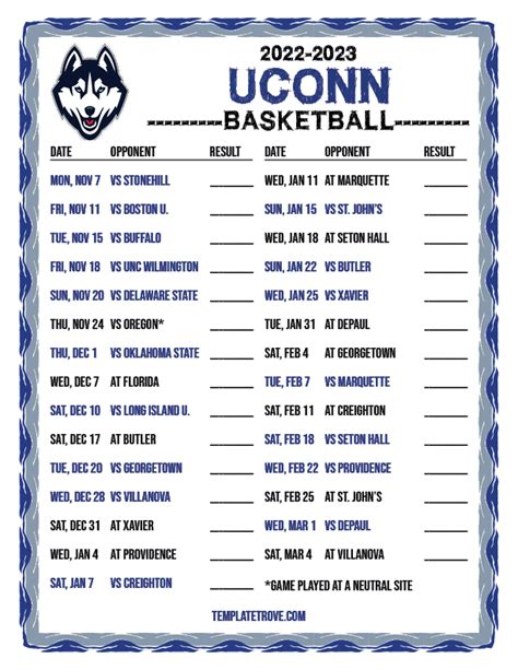 uconn football schedule